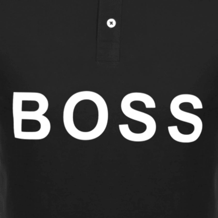 Alternative Image for ProductBOSS Parlay Logo Polo T Shirt Black3